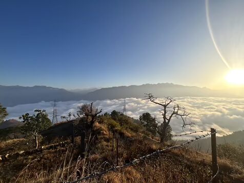 jaulangi village cloud morning