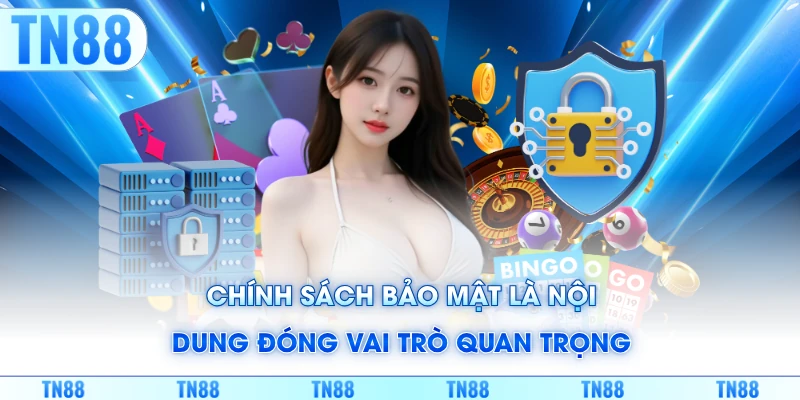 Chính sách bảo mật là nội dung đóng vai trò quan trọng